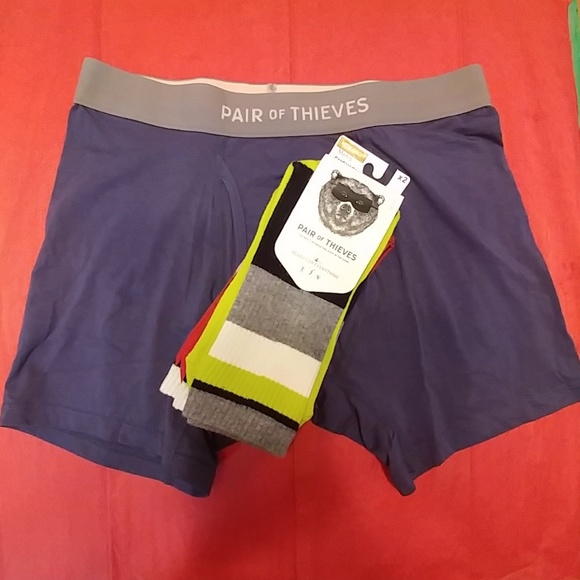 Pair of Thieves Super Soft Boxer Briefs Mens Size Small 2 Pairs Pair of Thieves Super Soft Boxer Briefs Mens Size Small 2 Pairs
